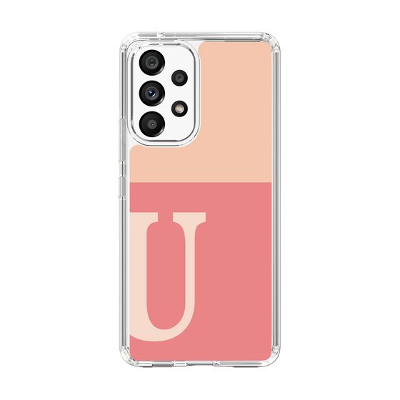 Slim Protection Case［ Original - initial two tone - U pink ］