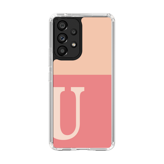 Slim Protection Case［ Original - initial two tone - U pink ］