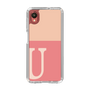 Slim Protection Case［ Original - initial two tone - U pink ］