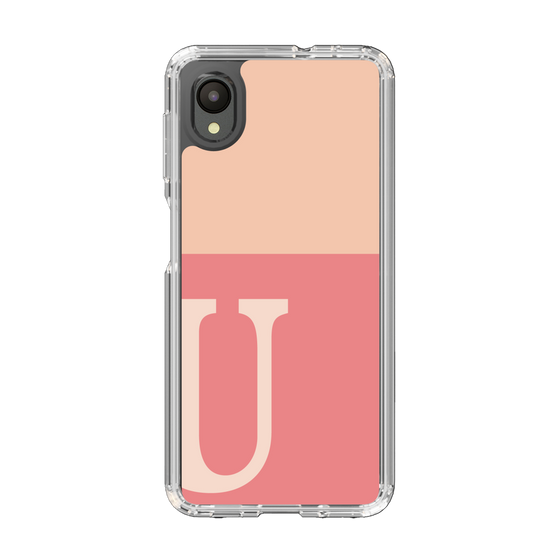 Slim Protection Case［ Original - initial two tone - U pink ］