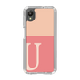 Slim Protection Case［ Original - initial two tone - U pink ］