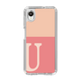 Slim Protection Case［ Original - initial two tone - U pink ］