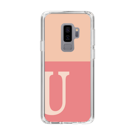 Slim Protection Case［ Original - initial two tone - U pink ］
