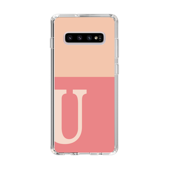 Slim Protection Case［ Original - initial two tone - U pink ］