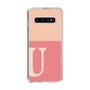 Slim Protection Case［ Original - initial two tone - U pink ］