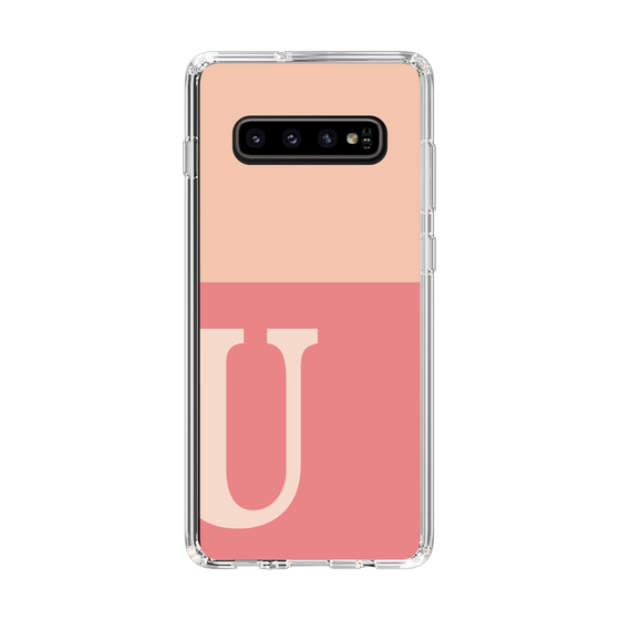 Slim Protection Case［ Original - initial two tone - U pink ］
