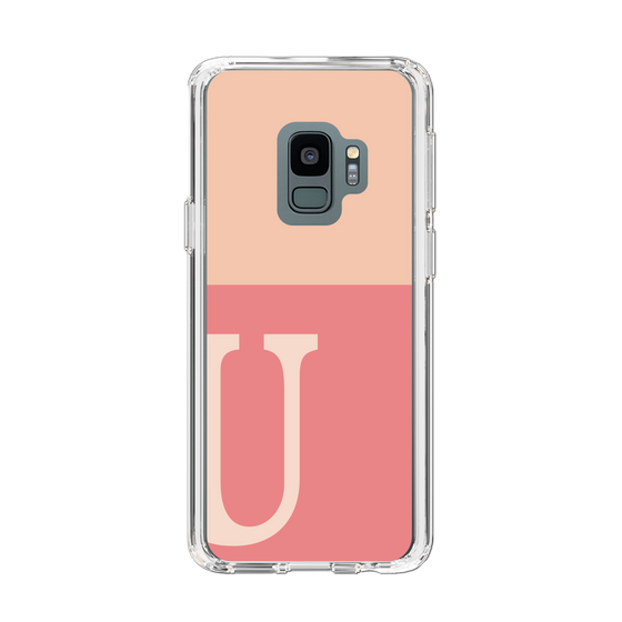 Slim Protection Case［ Original - initial two tone - U pink ］