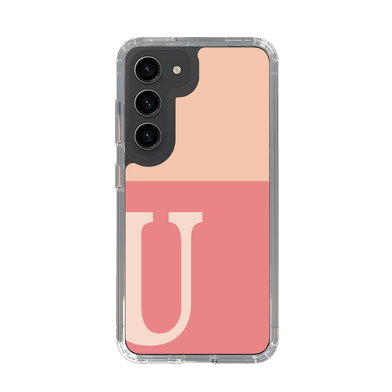 Slim Protection Case［ Original - initial two tone - U pink ］