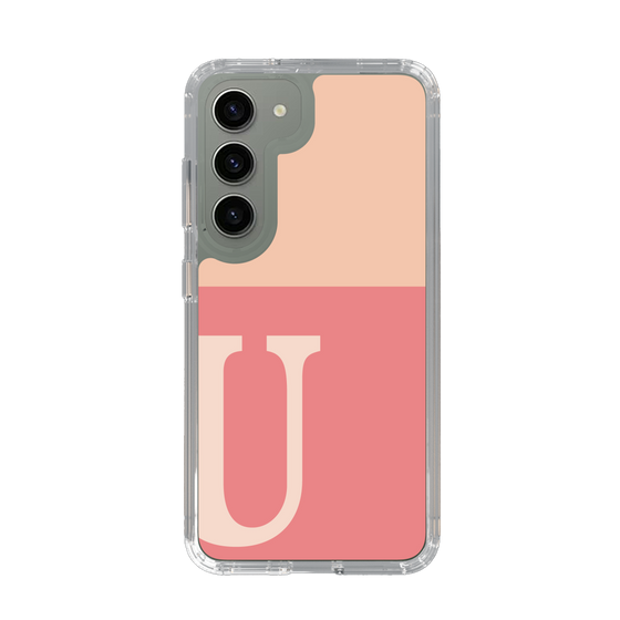 Slim Protection Case［ Original - initial two tone - U pink ］