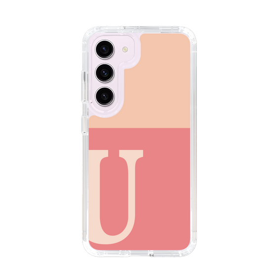 Slim Protection Case［ Original - initial two tone - U pink ］