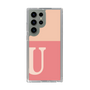 Slim Protection Case［ Original - initial two tone - U pink ］