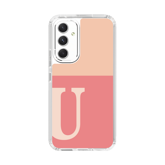 Slim Protection Case［ Original - initial two tone - U pink ］