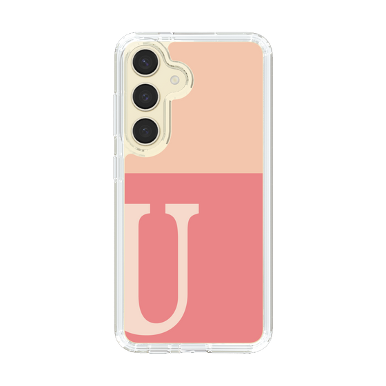 Slim Protection Case［ Original - initial two tone - U pink ］