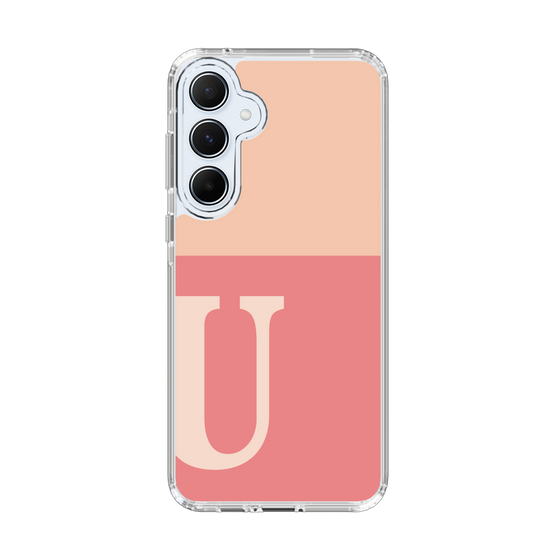 Slim Protection Case［ オリジナル - initial two tone - U pink ］