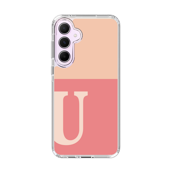 Slim Protection Case［ オリジナル - initial two tone - U pink ］