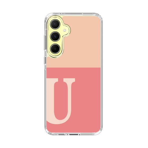 Slim Protection Case［ オリジナル - initial two tone - U pink ］