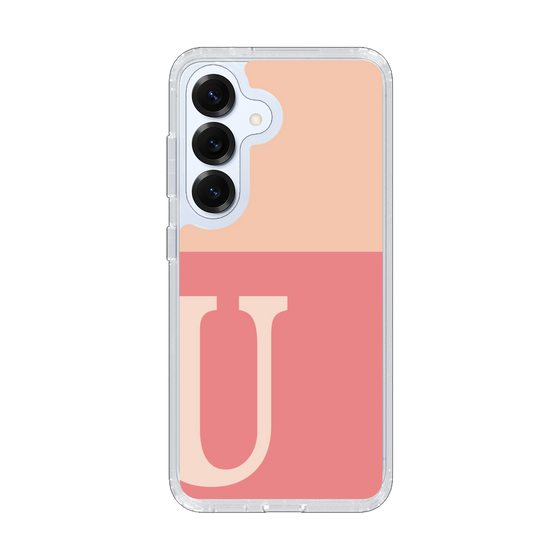 Slim Protection Case［ Original - initial two tone - U pink ］