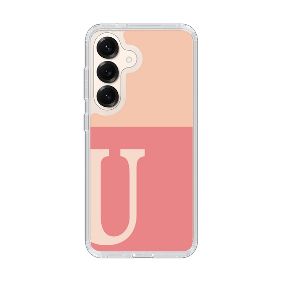 Slim Protection Case［ Original - initial two tone - U pink ］