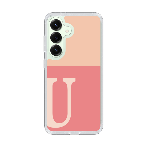 Slim Protection Case［ Original - initial two tone - U pink ］