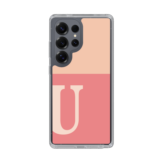 Slim Protection Case［ Original - initial two tone - U pink ］