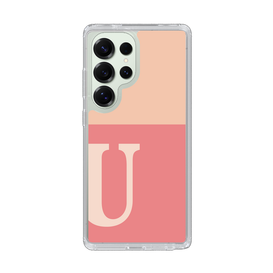 Slim Protection Case［ Original - initial two tone - U pink ］