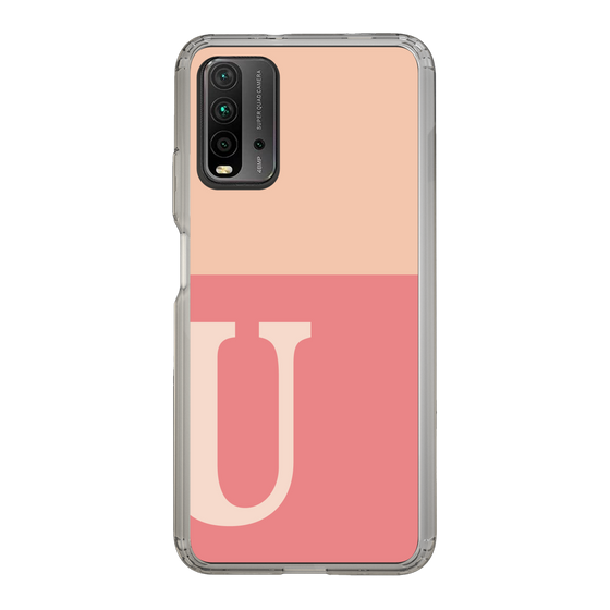 Slim Protection Case［ Original - initial two tone - U pink ］