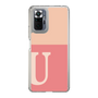 Slim Protection Case［ Original - initial two tone - U pink ］