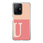 Slim Protection Case［ Original - initial two tone - U pink ］