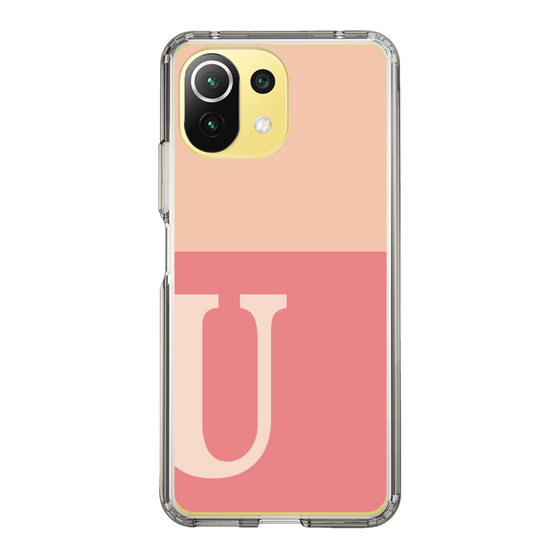 Slim Protection Case［ Original - initial two tone - U pink ］