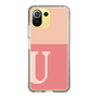 Slim Protection Case［ Original - initial two tone - U pink ］