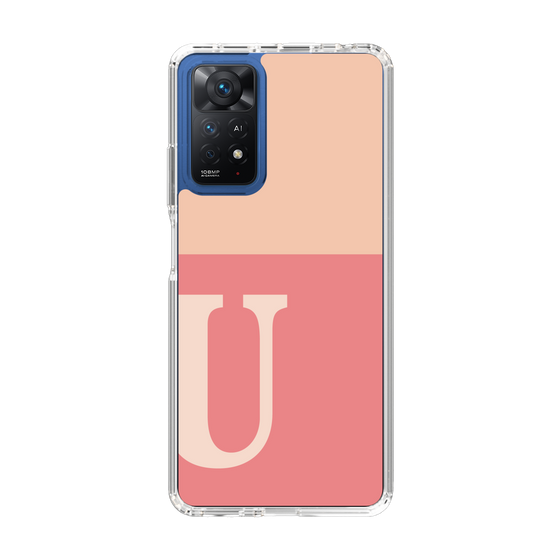 Slim Protection Case［ Original - initial two tone - U pink ］