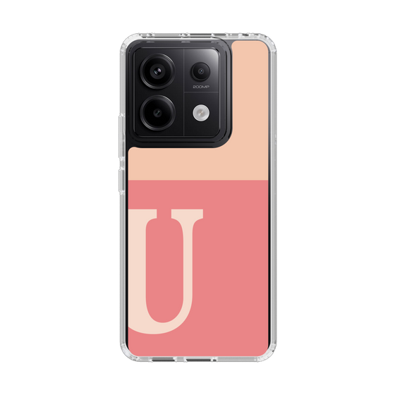 Slim Protection Case［ Original - initial two tone - U pink ］