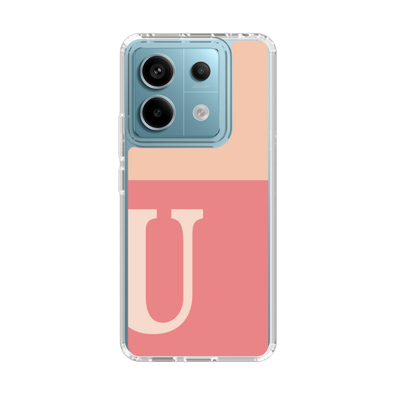 Slim Protection Case［ Original - initial two tone - U pink ］