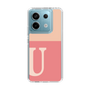 Slim Protection Case［ Original - initial two tone - U pink ］
