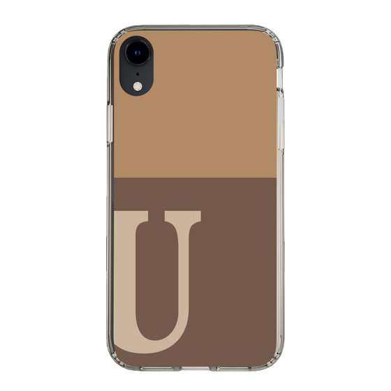 Slim Protection Case［ Original - initial two tone - U brown ］