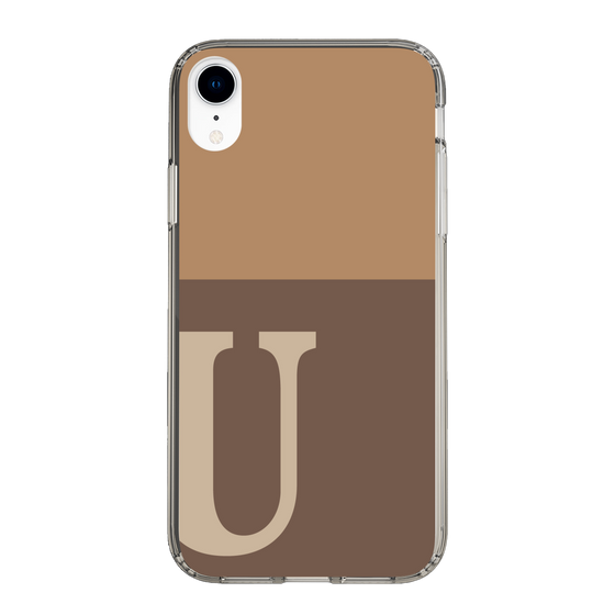 Slim Protection Case［ Original - initial two tone - U brown ］