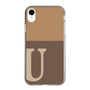 Slim Protection Case［ Original - initial two tone - U brown ］