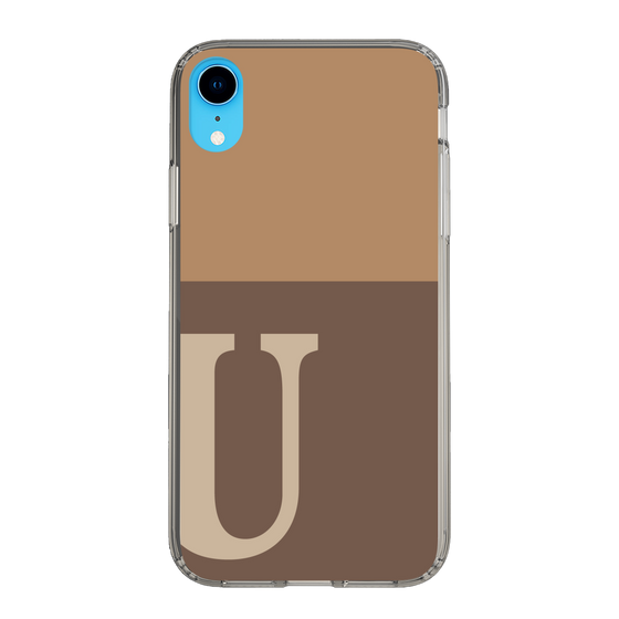 Slim Protection Case［ Original - initial two tone - U brown ］