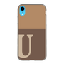 Slim Protection Case［ Original - initial two tone - U brown ］