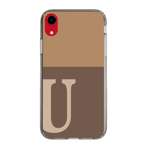 Slim Protection Case［ Original - initial two tone - U brown ］
