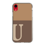 Slim Protection Case［ Original - initial two tone - U brown ］