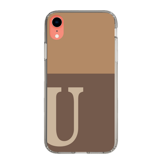 Slim Protection Case［ Original - initial two tone - U brown ］