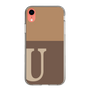 Slim Protection Case［ Original - initial two tone - U brown ］