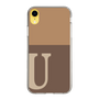 Slim Protection Case［ Original - initial two tone - U brown ］