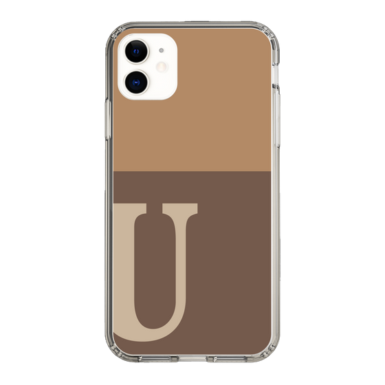 Slim Protection Case［ Original - initial two tone - U brown ］