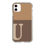 Slim Protection Case［ Original - initial two tone - U brown ］
