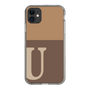 Slim Protection Case［ Original - initial two tone - U brown ］