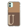 Slim Protection Case［ Original - initial two tone - U brown ］