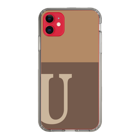 Slim Protection Case［ Original - initial two tone - U brown ］