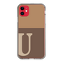 Slim Protection Case［ Original - initial two tone - U brown ］